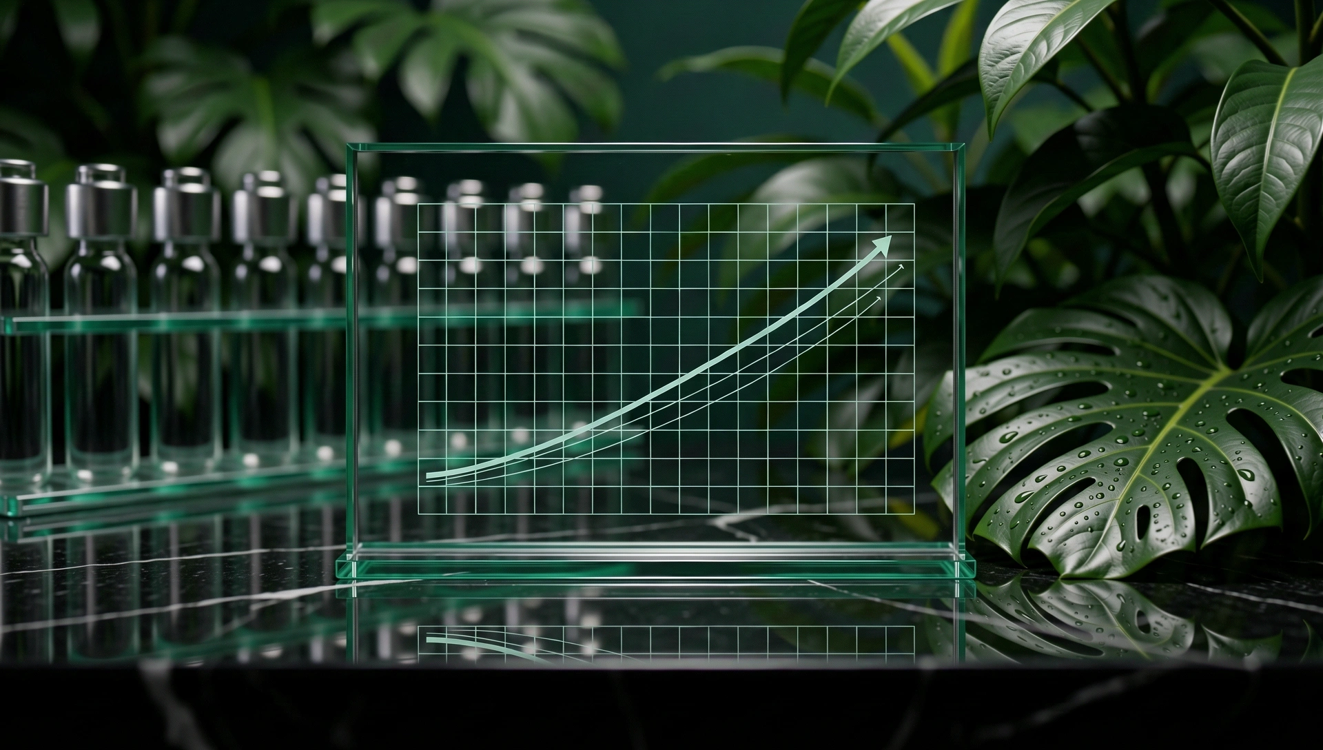 Natural wellness extracts background